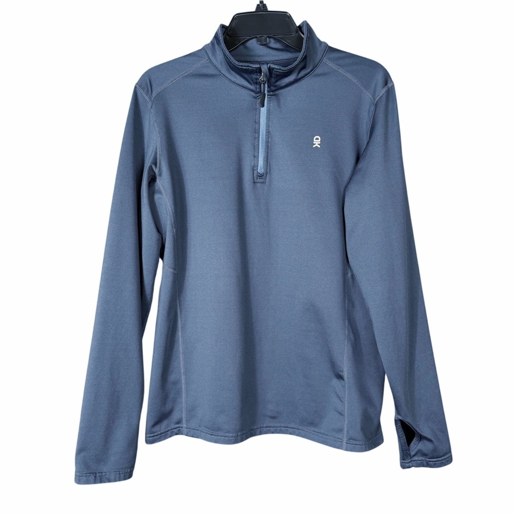 Little Donkey Andy Quarter Zip Men’s Small Blue Running Outdoor Gorpcore
